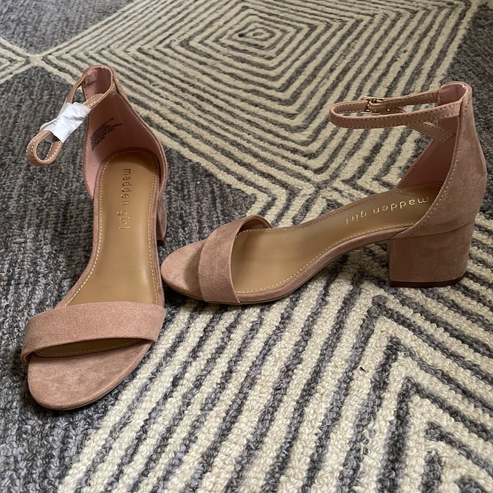 Blush madden girl heels